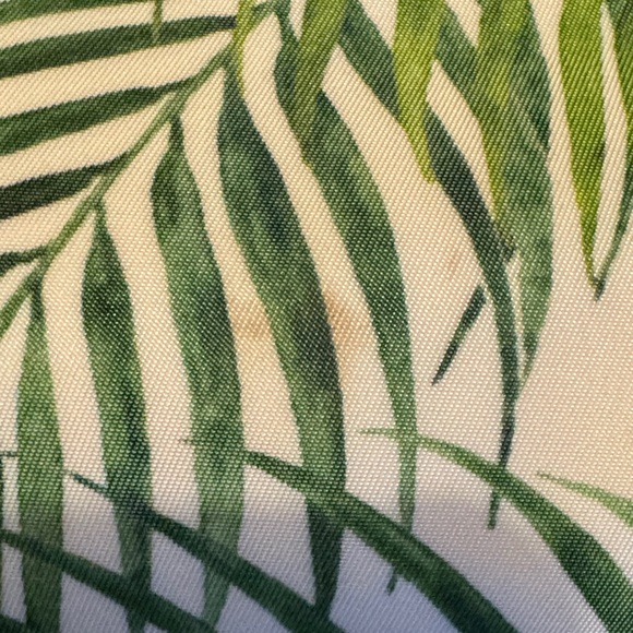 Dooney & Bourke White and Green Leaf Tote - Picture 6 of 7